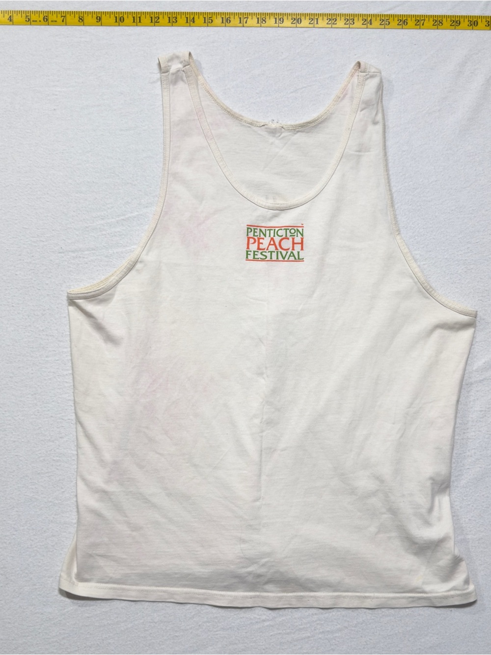 1998 penticton peach festival vintage muscle shirt
